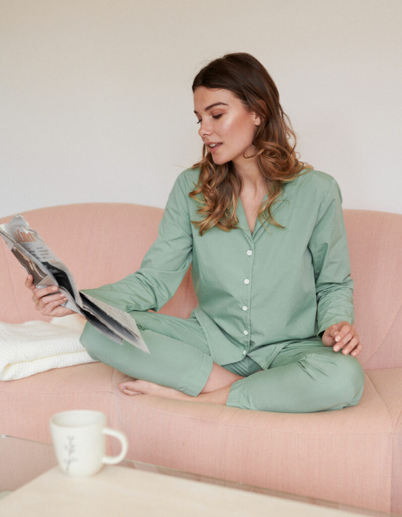 ensemble-pyjama-vert-popeline-coton-bio